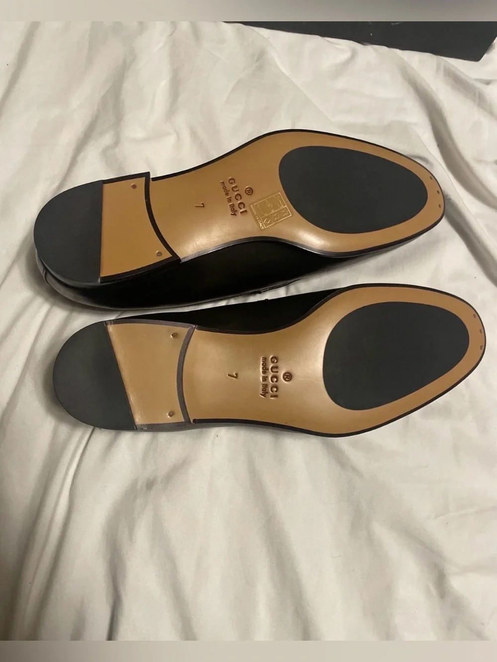 Gucci Calfskin Horsebit Mens Jordaan Loafers